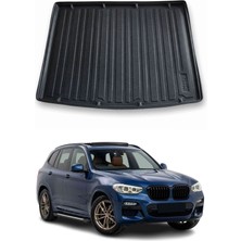 Omac Bmw X3 G01 2018+ Uyumlu Araca Özel Kauçuk Tpe Bagaj Havuzu Siyah