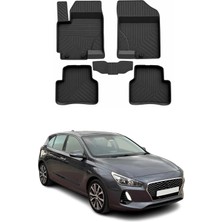Omac Hyundai I30 2016-2026 Uyumlu 4d Havuzlu Paspas Kauçuk Siyah 5 Parça
