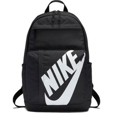 Nike Beyaz Baskılı 0944 Unisex Spor Siyah Sırt Çantası