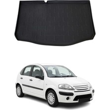 Omac Citroen C3 Hb 2002-2009 Arası Uyumlu Araca Özel Kauçuk Tpe Bagaj Havuzu Siyah