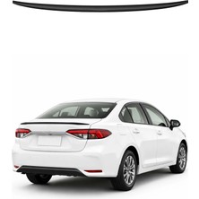 Omac Toyota Corolla 2019-2024 Arası Uyumlu Araca Özel Bagaj Spoileri Piano Siyah 1 Parça