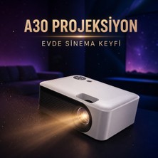 Rey Point A30 Mini Projeksiyon Cihazı Wifi Destekli 1920 x 1080 Piksel Çözünürlük