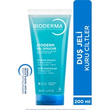 Bioderma Atoderm Kokusuz Nemlendirici Duş Jeli 200 ml - Kuru ve Hassas Ciltler için Bebek, Çocuk ve Yetişkinlere Uygun