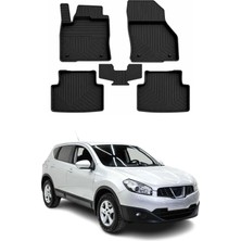Omac Nissan Qashqai 1 2007-2014 Uyumlu 4d Havuzlu Paspas Kauçuk Siyah 5 Parça