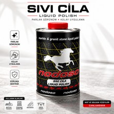 Nodoso Sıvı Cila 1 Litre | Mermer, Granit ve Doğal Taş Parlatıcı | Taş Bakım ve Parlatma Cilası