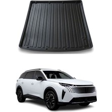 Omac Peugeot 5008 Iıı Crossover 2024+ Uyumlu Araca Özel Kauçuk Tpe Bagaj Havuzu Siyah
