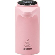 Pizen Flow Şarjlı Otomatik Damacana Su Pompası Tds Ölçer 250ML 500ML 1l 2l Ölçü Özellikli Pembe