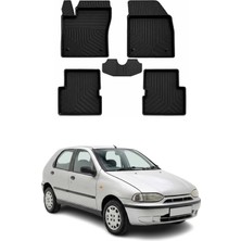 Omac Fiat Palio 1996-2011 Uyumlu 4d Havuzlu Paspas Kauçuk Siyah 5 Parça