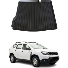 Omac Dacia Duster II 4X2 2018-2024 Uyumlu Araca Özel Kauçuk TPE Bagaj Havuzu Siyah
