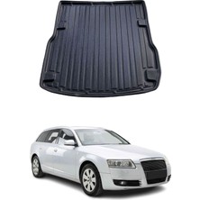 Omac Audi A6 Avant C6 2004-2011 Arası Uyumlu Araca Özel Kauçuk Tpe Bagaj Havuzu Siyah