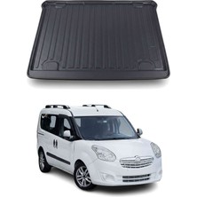 Omac Opel Combo Seat Van 2012-2018 Arası Uyumlu Araca Özel Kauçuk Tpe Bagaj Havuzu Siyah Koltuklu Için