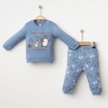 Gümüş Baby Orman Baskılı Pijama Takımı