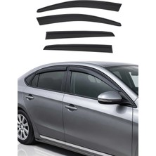 Omac Vw Golf 5/golf 6 Hb 2003-2013 Uyumlu Araca Özel Sport Style Akrilik Cam Rüzgarlığı Koyu 4 Parça