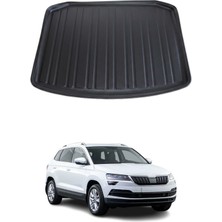 Omac Skoda Karoq 2017+ Uyumlu Araca Özel Kauçuk Tpe Bagaj Havuzu Siyah