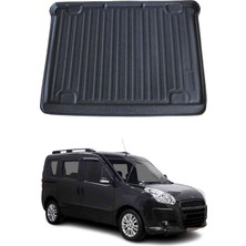 Omac Fiat Doblo Easy 2010+ Uyumlu Araca Özel Kauçuk Tpe Bagaj Havuzu Siyah 5 Koltuklu Için