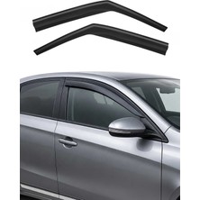 Omac Renault Master 1998-2009 Uyumlu Araca Özel Sport Style Akrilik Cam Rüzgarlığı Koyu Duman 2 Parça