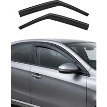 Omac VW Volt 1996-2006 Arası Uyumlu Araca Özel Sport Style Akrilik Cam Rüzgarlığı Koyu Duman 2 Parça