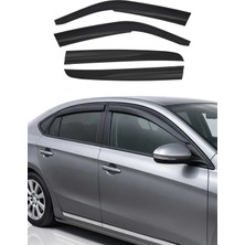 Omac Vw Golf 4 Hatchback 1997-2003 Uyumlu Araca Özel Sport Style Akrilik Cam Rüzgarlığı Koyu 4 Parça