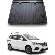 Omac Renault Kangoo 2024+ Uyumlu Araca Özel Kauçuk Tpe Bagaj Havuzu Siyah Bagaj Demir Setsiz Için