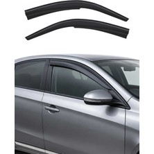 Omac Renault Kangoo I 1997-2008 Uyumlu Araca Özel Sport Style Akrilik Cam Rüzgarlığı Koyu Duman 2 Parça