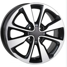RC 4 100 16 6.5 ET35 CH67.1 Truva Gun Metal Foıl I20 Jant