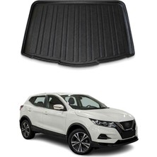 Omac Nissan Qashqai 2016-2021 Arası Uyumlu Araca Özel Kauçuk Tpe Bagaj Havuzu Siyah Alt Kademe Için