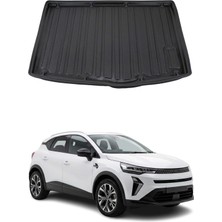 Omac Renault Captur Iıı 2024+ Uyumlu Araca Özel Kauçuk Tpe Bagaj Havuzu Siyah Alt Kademe Için
