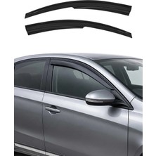 Omac Peugeot Partner Rapid 2007-2024 Uyumlu Araca Özel Sport Style Akrilik Cam Rüzgarlığı Koyu 2 Parça