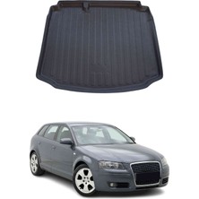 Omac Audi A3 Sportback 8p 2004-2012 Arası Uyumlu Araca Özel Kauçuk Tpe Bagaj Havuzu Siyah