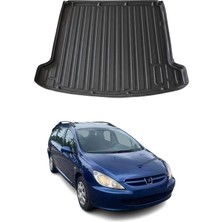 Omac Peugeot 307 Outdoor Stw 2001-2008 Arası Uyumlu Araca Özel Kauçuk Tpe Bagaj Havuzu Siyah