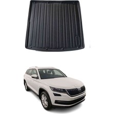 Omac Skoda Kodiaq 2017+ Uyumlu Araca Özel Kauçuk Tpe Bagaj Havuzu Siyah