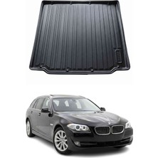 Omac Bmw 5 Serisi Touring F11 2010-2016 Arası Uyumlu Araca Özel Kauçuk Tpe Bagaj Havuzu Siyah