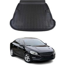 Omac Volvo S60 2011-2019 Arası Uyumlu Araca Özel Kauçuk Tpe Bagaj Havuzu Siyah