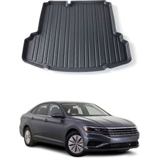Omac Vw Jetta Sedan Trendline 2011+ Uyumlu Araca Özel Kauçuk Tpe Bagaj Havuzu Siyah Cepli Için
