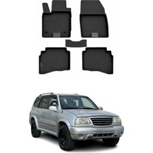 Omac Suzuki Grand Vitara 1998-2005 Uyumlu 4d Havuzlu Paspas Kauçuk Siyah 5 Parça