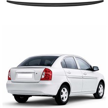 Omac Hyundai Brio/ Accent 2006-2013 Arası Uyumlu Araca Özel Bagaj Spoileri Piano Siyah 1 Parça