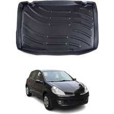 Omac Renault Clio 3 Hb 2006-2012 Arası Uyumlu Araca Özel Kauçuk Bagaj Havuzu Siyah Kancasız Model Için
