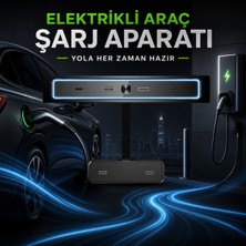 Rey Point 27W Hızlı Şarj Istasyonu Tesla Model 3/y Uyumlu - USB