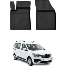 Omac Renault Express 2021-2026 Uyumlu 4d Ön Havuzlu Paspas Kauçuk Siyah 2 Parça