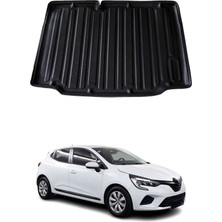 Omac Renault Clio 5 Hb 2020+ Uyumlu Araca Özel Kauçuk Tpe Bagaj Havuzu Siyah