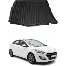 Omac Hyundai I30 Hb 2012-2016 Arası Uyumlu Araca Özel Kauçuk Bagaj Havuzu Siyah Kalın Stepneli Model Için