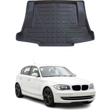 Omac Bmw 1 Serisi E87 2005-2011 Arası Uyumlu Araca Özel Kauçuk Tpe Bagaj Havuzu Siyah