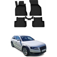 Omac Audi A4 (B8) 2008-2016 Uyumlu 4d Havuzlu Paspas Kauçuk Siyah 5 Parça