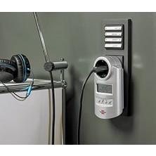 Odea 8 Soketli Anahtarlı 3 Metre Uzunlukta Priz - Gri