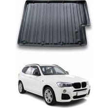 Omac Bmw X3 F25 2011-2018 Arası Uyumlu Araca Özel Kauçuk Tpe Bagaj Havuzu Siyah
