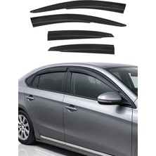 Omac Ford Focus Iı Hb/sedan 2004-2010 Uyumlu Araca Özel Sport Style Akrilik Cam Rüzgarlığı Koyu 4 Parça