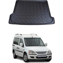 Omac Opel Combo Seat Van 2002-2011 Arası Uyumlu Araca Özel Kauçuk Tpe Bagaj Havuzu Siyah Koltuklu Için