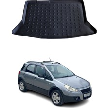 Omac Fiat Sedici 2006-2008 Arası Uyumlu Araca Özel Kauçuk Tpe Bagaj Havuzu Siyah