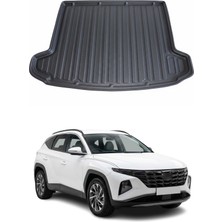 Omac Hyundai Tucson Elite Plus 2021+ Uyumlu Araca Özel Kauçuk Tpe Bagaj Havuzu Siyah