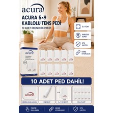 Acura 5x9 Kablolu Tens Pedi 10 Adet